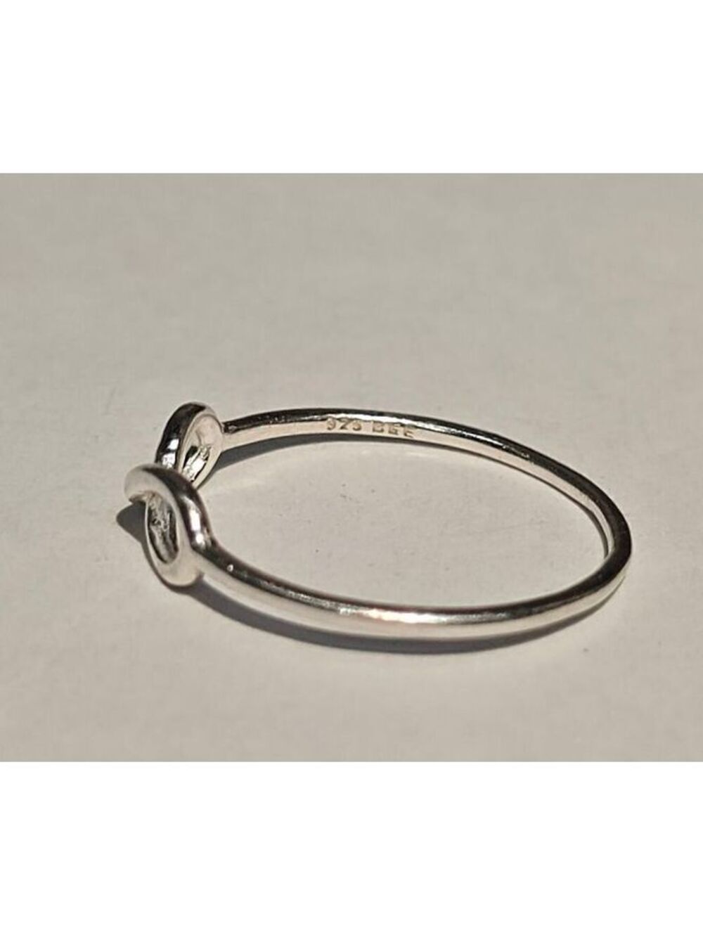 925 Infinity Minimal Stacking Ring - Picture 2 of 3